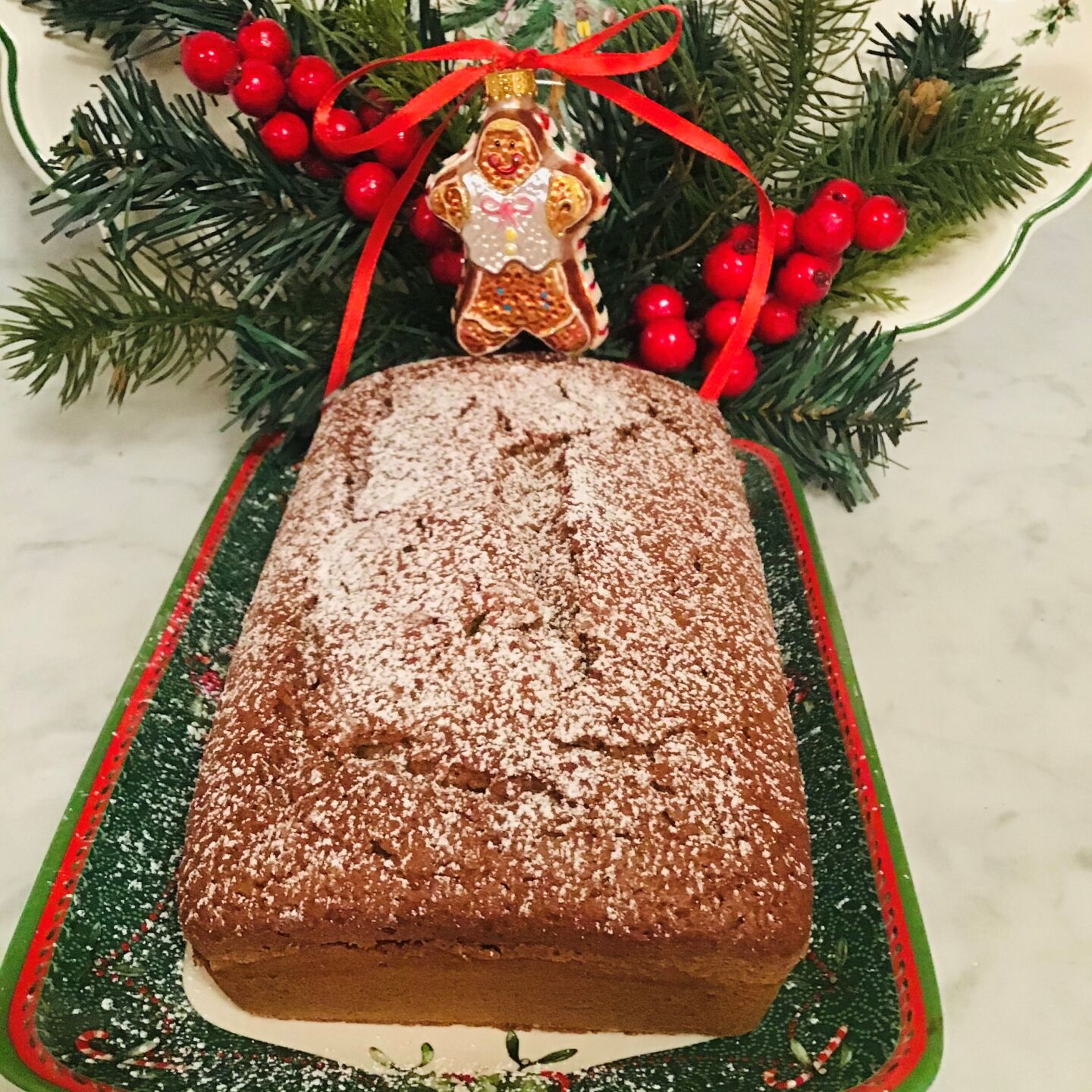 Holiday Gingerbread Loaf